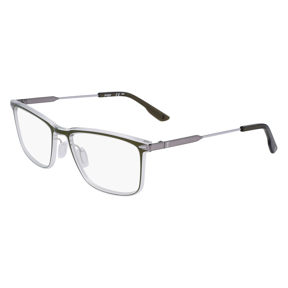 New Skaga SK-2890 317 Khaki on Clear VEN Eyeglasses 54/18/140